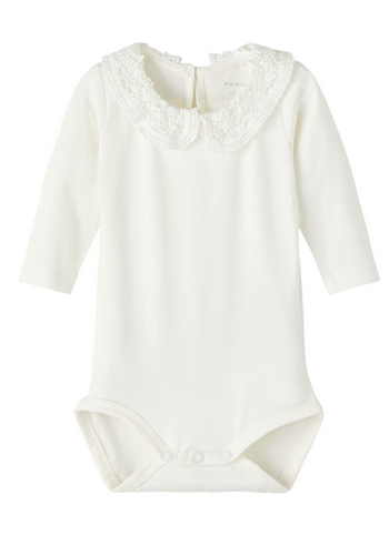 NBFTYLLA LS BODY NOOS White Alyssum - Name It