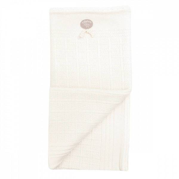 Lillelam  Classic ullpledd Hvit - Lillelam