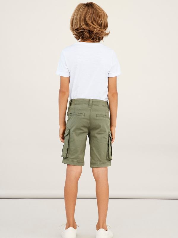 NKMRYAN REG TWI L SHORTS 6776-BA NOOS DEEP LICHEN GREEN - Name It