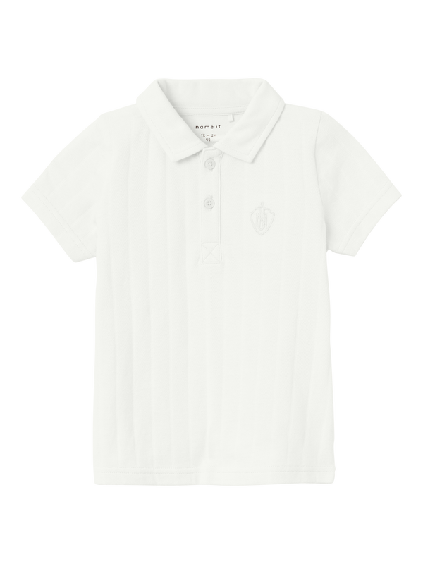 NMMFEN SS POLO BRIGHT WHITE - Name It