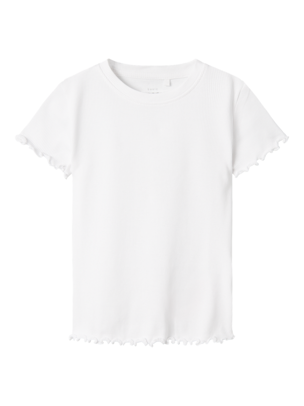 NMFVEMMA SS SLIM TOP BRIGHT WHITE - Name It