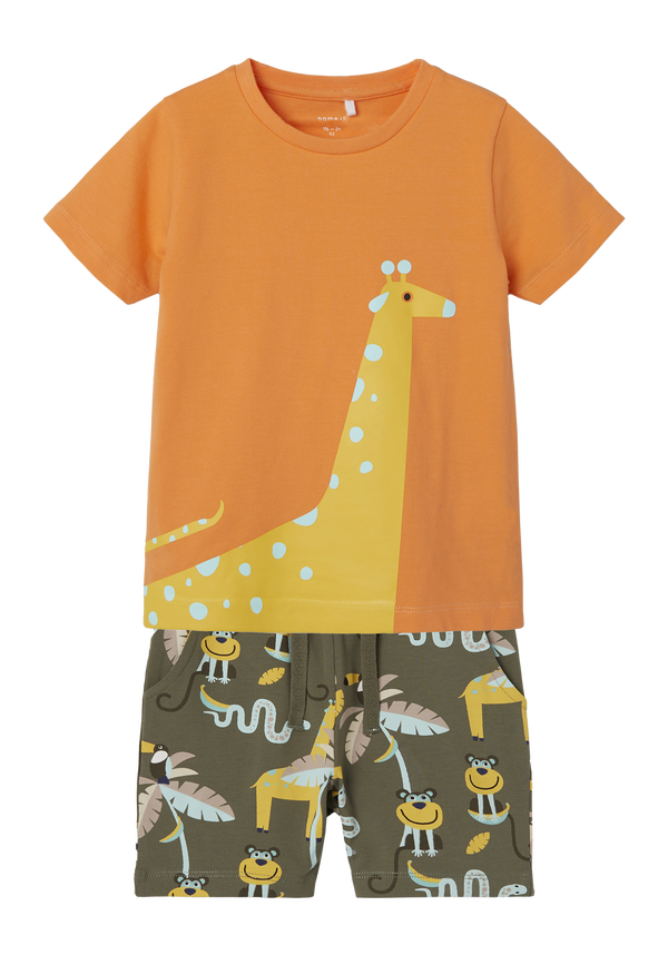 NMMZOMU SHORTS SET Dusty Olive - Name It