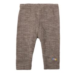 Joha leggings i ull Sesam melange - Joha
