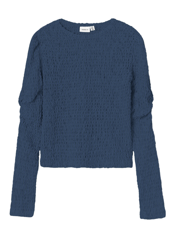 NKFLONNIS LS XSL SHORT TOP Dark Denim - Name It