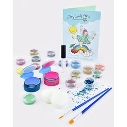 Den gode feen FACE PAINT KIT BOX 23 pcs 20cm Face Paint Starter Kit - Karneval