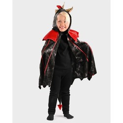 Den gode feen CAPE BLACK DRAGON 98-128 CL 2-8 YEARS black dragon - Salg