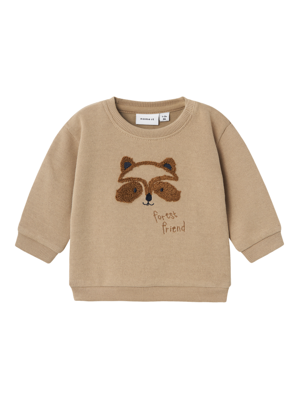 NBMSALT LS SWEAT Weathered teak - Name It