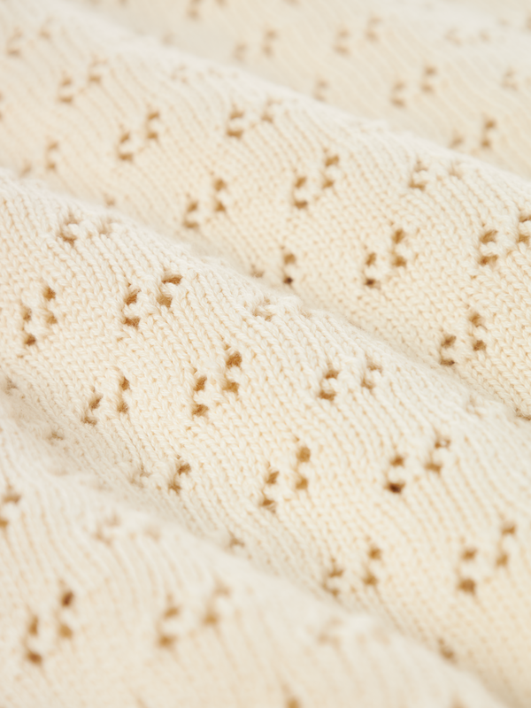 NBNNILIO KNIT BLANKET LIL TURTLEDOVE - LIL`ATELIER