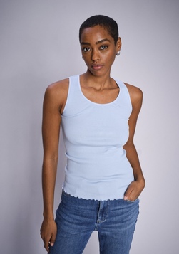 Elaine Seamless Silk Tank Topp  - Mos Mosh