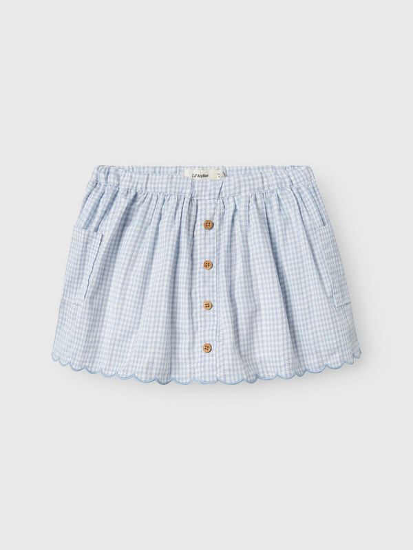 NMFHAZELLE SKIRT LIL Zen blue - LIL`ATELIER