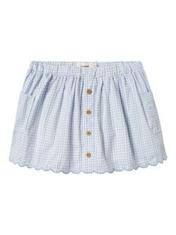 NMFHAZELLE SKIRT LIL Zen blue - LIL`ATELIER