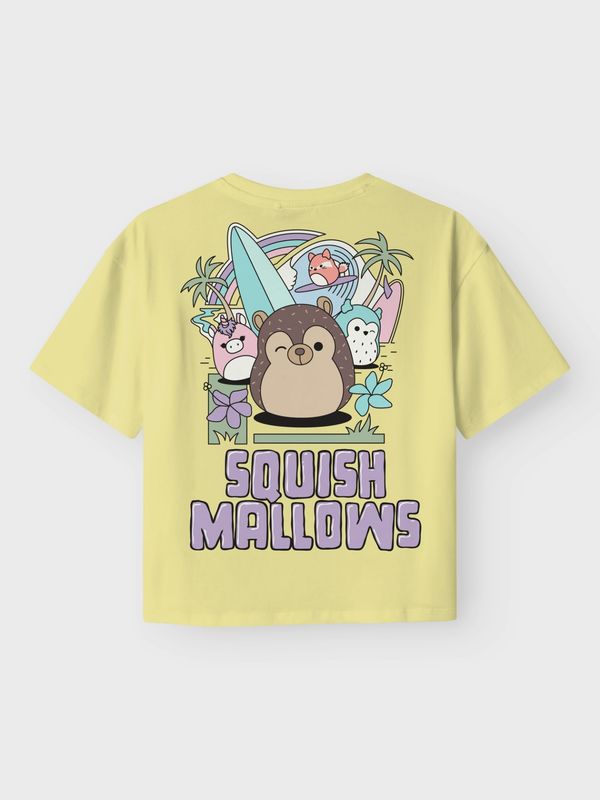 NKFMUBA SQUISHMALLOWS NREG SS TOP VDE Chardonnay - Name It