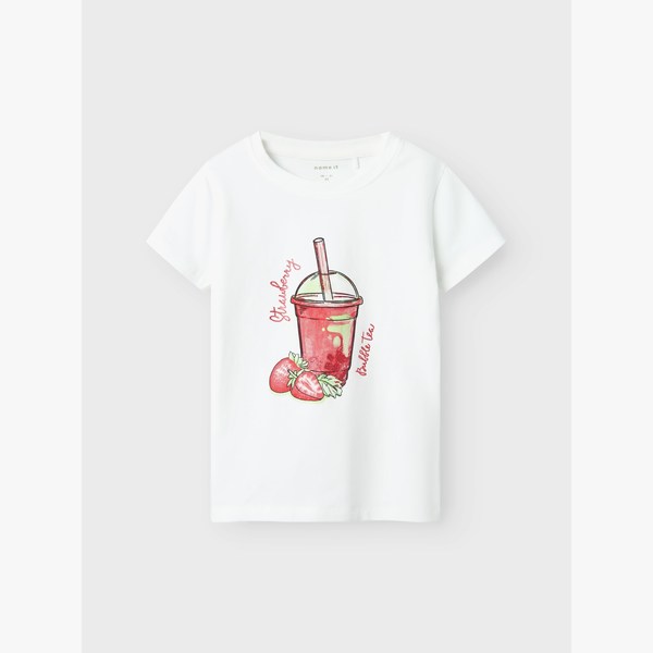 NMFFOJI SS TOP BOX BRIGHT WHITE - Name It