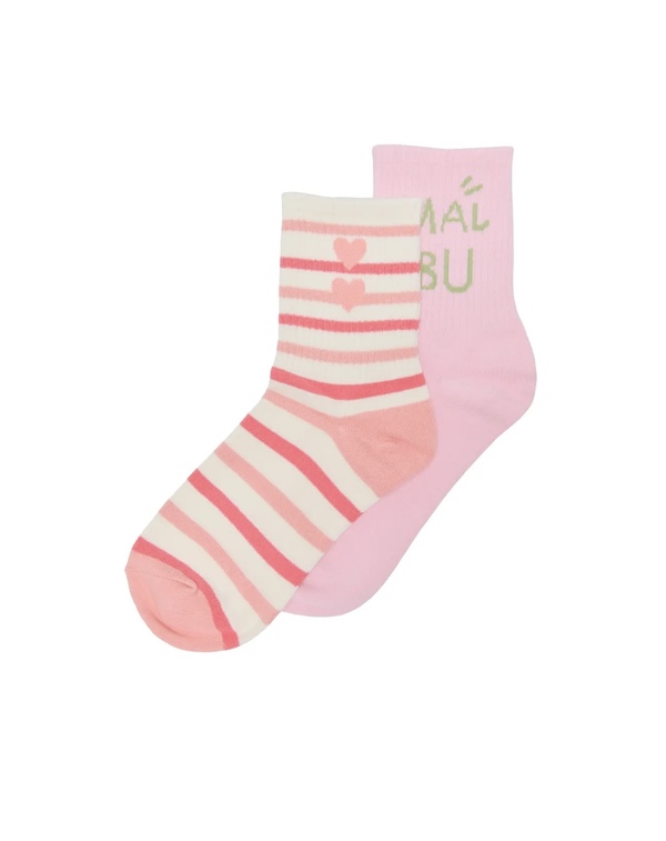 KOGMALIBU SOCKS 2-PK Cloud Dancer - Kids Only 