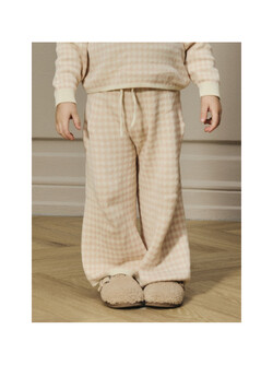 NMFNADIE WIDE KNIT PANT LIL Cameo Rose - LIL`ATELIER