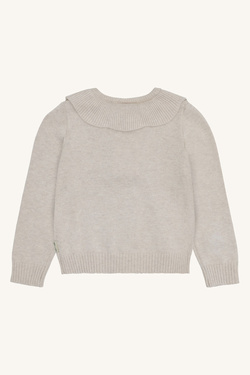 HCCamilia flower emb. Wheat melange - Hust & Claire