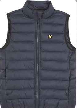 LYLE & SCOTT LIGHT WEIGHT PADDED GILET DARK NAVY - Lyle & Scott