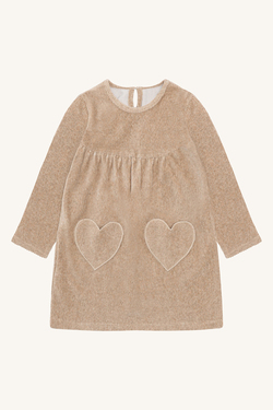 HCDonna  Ottoman velour - solid Biscuit - Hust & Claire