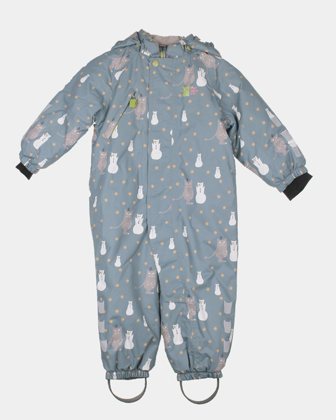 KATNAKKEN PARKDRESS BABY SNØ TOLVMETERSKOGEN Hav - Kattnakken