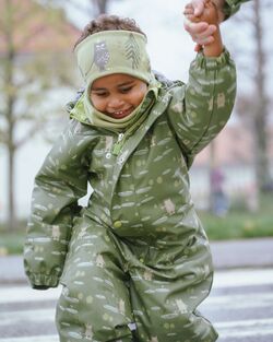 KATTNAKKEN HEILSÅRSREGNDRESS HAGL mose - Kattnakken