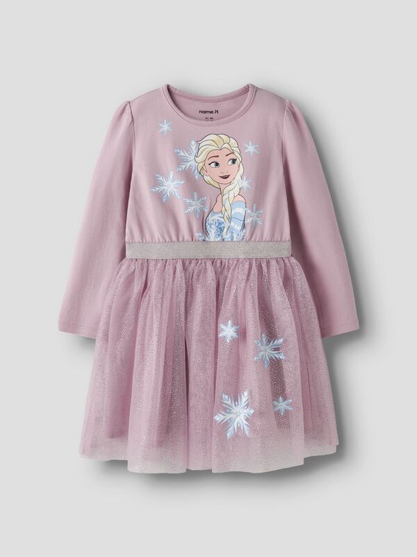 NMFOSIMI FROZEN LS TULLE DRESS  Keepsake Lilac - Name It