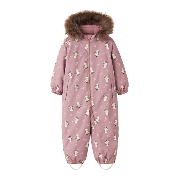 NMFSNOW10 SUIT AOP FO NOOS Woodrose UNICORN - Name It