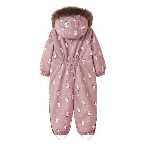 NMFSNOW10 SUIT AOP FO NOOS Woodrose UNICORN - Name It