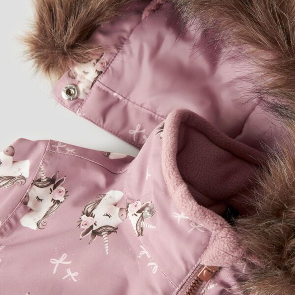 NMFSNOW10 SUIT AOP FO NOOS Woodrose UNICORN - Name It