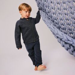 NMMWESSO WOOL SWE PANT Ombre Blue - Name It