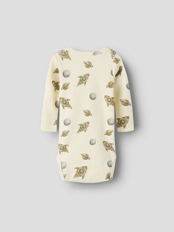 NBMLAYO GEO LS SLIM BODY LIL Turtledove SPACE - LIL`ATELIER