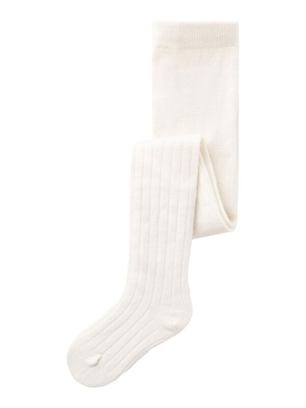 NKFWAKMA WOOL CABLE PANTYHOSE  SNOW WHITE - Name It