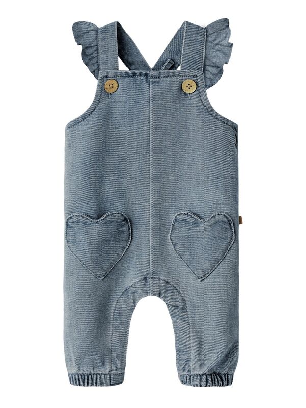NBFLULIA LOOSE DENIM OVERALL  Medium Blue Denim - LIL`ATELIER