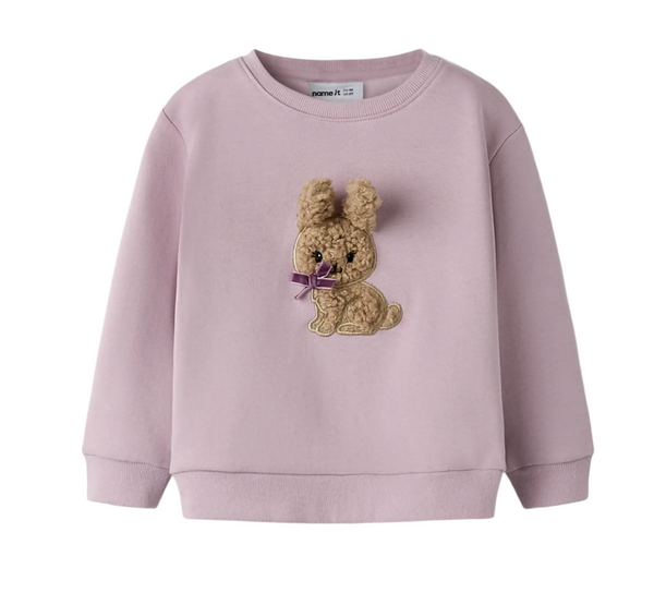 NMFSILIA LS REG SWEAT Dawn Pink - Name It
