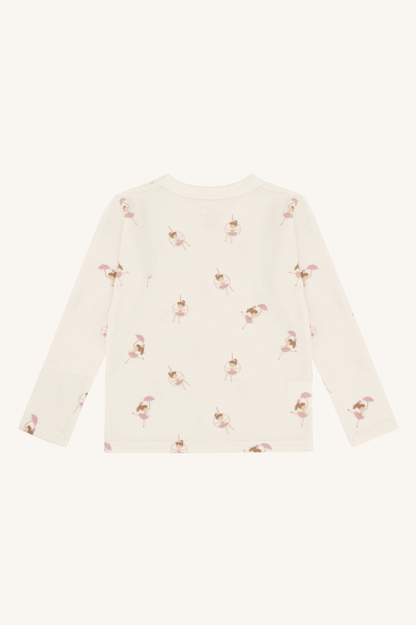 HCAbba Line Dancer ull/bambus trøye Off White  - Hust & Claire