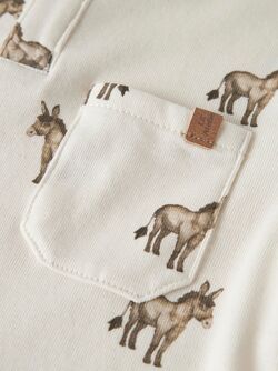 NMMLAYO SIO LS SLIM TOP LIL ATELIER Coconut Milk Donky - LIL`ATELIER