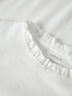 NKFSIKA LS SLIM TOP BRIGHT WHITE - Name It