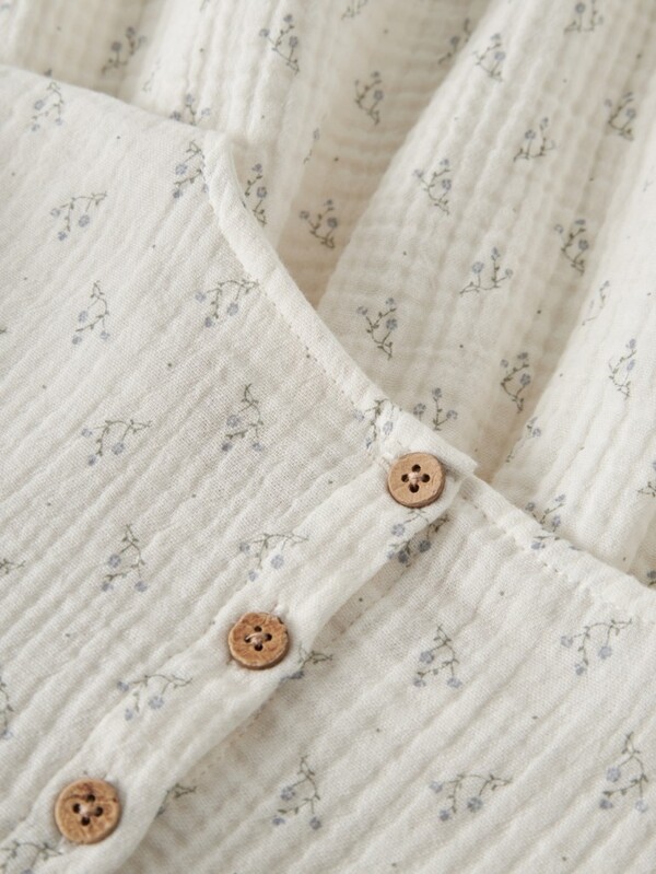 NMFBALIA LS LOOSE DRESS LIL ATELIER coconut milk - LIL`ATELIER