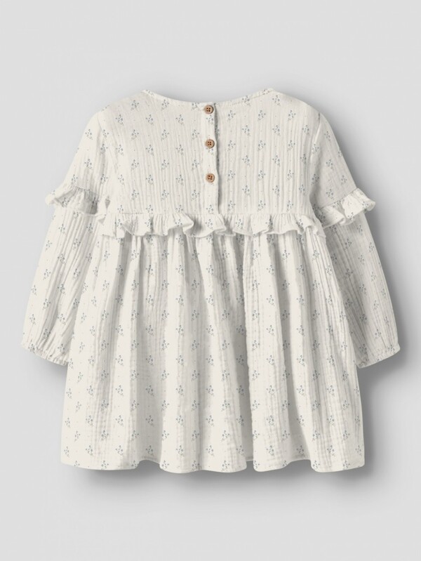 NMFBALIA LS LOOSE DRESS LIL ATELIER coconut milk - LIL`ATELIER