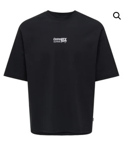 OSJCASTROL RACING SS T-SHIRT Jet Black - Only and sons