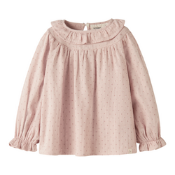 NMFDEMBE LS LOOSE SHIRT LIL ATELIER Peach Whip - LIL`ATELIER