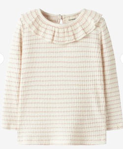 NMFOSOPHIA LS SLIM TOP LIL ATELIER Cameo Rose - LIL`ATELIER