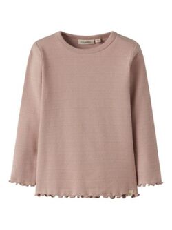 NMFDIMIA LS SLIM TOP LIL ATELIER Misty Rose - LIL`ATELIER