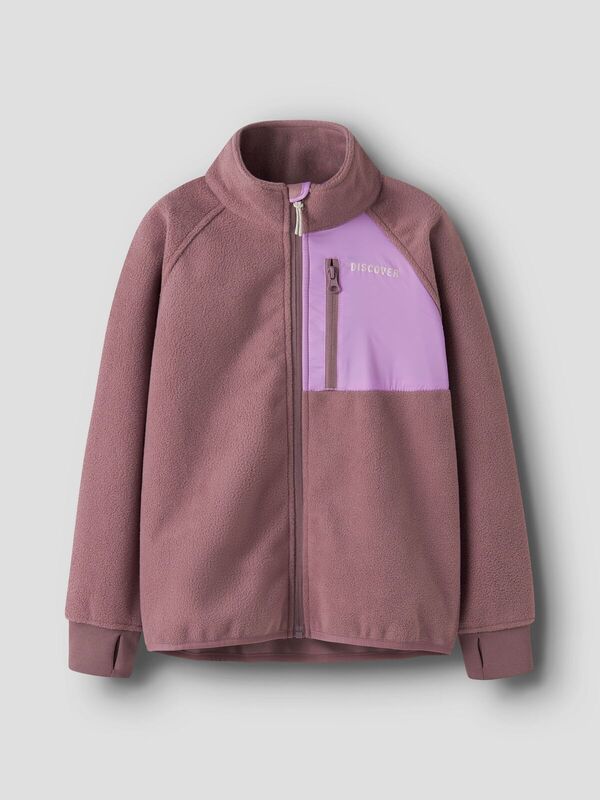 NKNMOVE03 WINDFLEECE JACKET Grape Shake - Name It