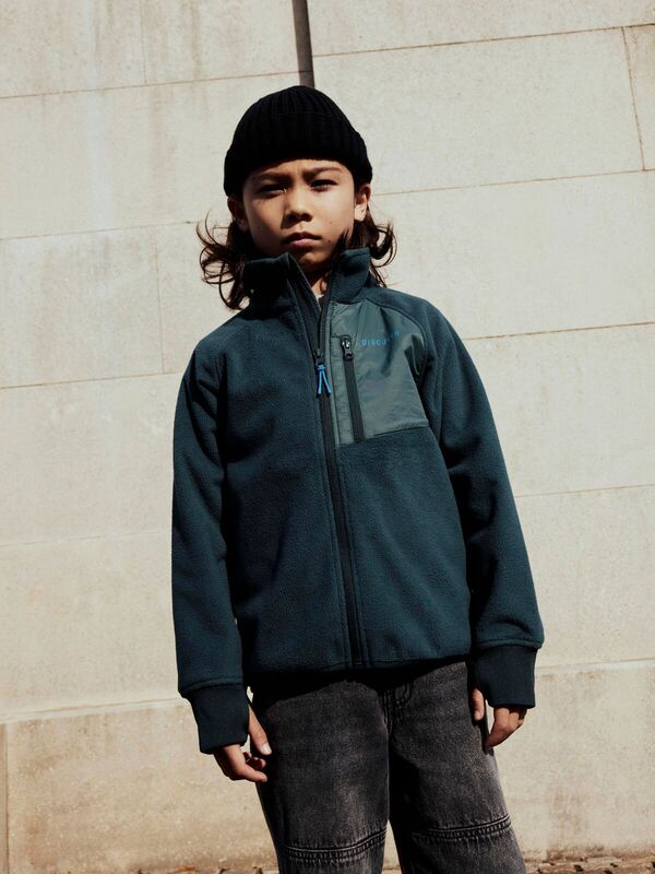 NKNMOVE03 WINDFLEECE JACKET Green Gables - Name It