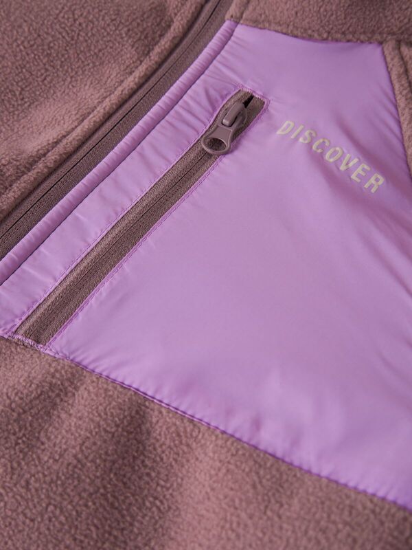 NMNMOVE03 WINDFLEECE JACKET Grape Shake - Name It