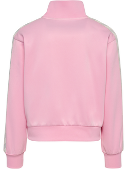 hmlJR REGULAR POLY TAPE GIRL ZIP JACKET Roseate spoonbill - Hummel