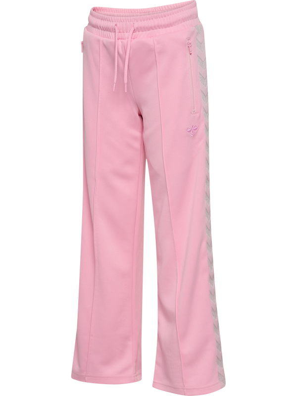 hmlJR WIDE LEG POLY TAPE PANTS Roseate spoonbill - Hummel