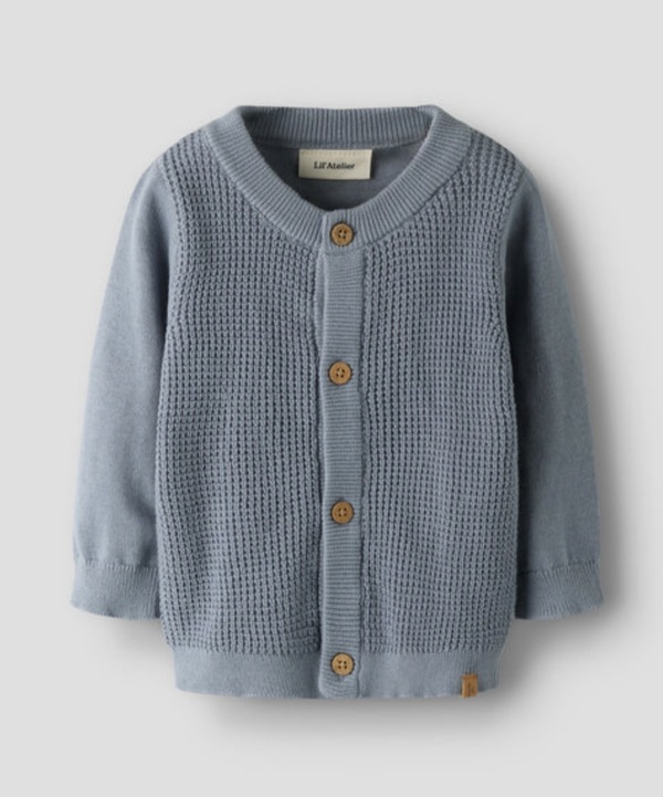 NBMDARYL LS KNIT CARD LIL ATELIER Tradewinds - LIL`ATELIER