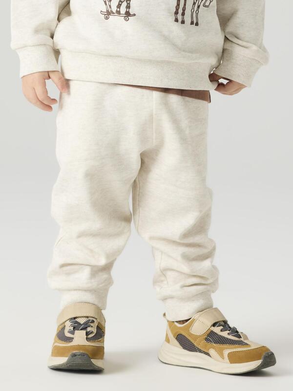 NMMDENSON NREG SWEAT PANT  Peyote Melange - Name It