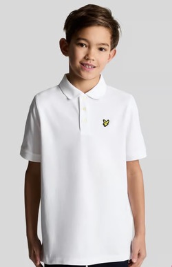 LYLE & SCOTT PLAIN POLO SHIRT White - Lyle & Scott